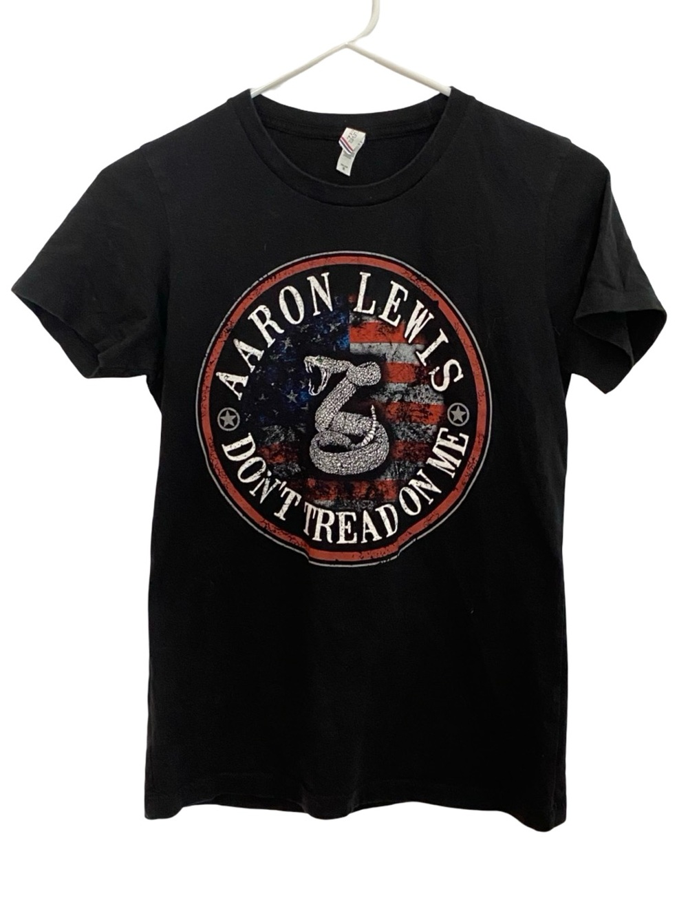 Aaron Lewis Band Tee Tshirt Womens Size Medium Don’t Tread On Me